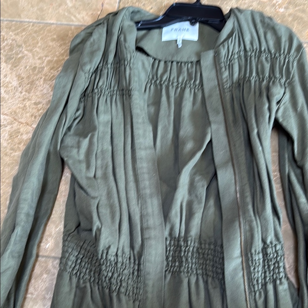 FRAME Olive Green Jacket